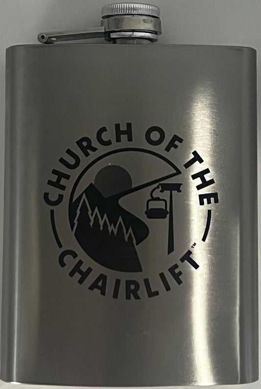 Bless the Car Bar flask.